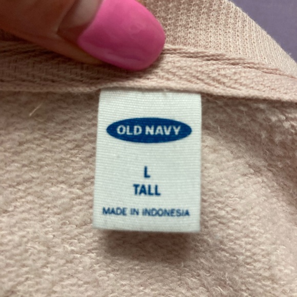 Old Navy “Cheers My Dear” Pink Sweatshirt - Picture 3 of 7